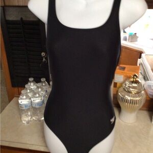 Speedo Black One Piece Swimwear Classic Design